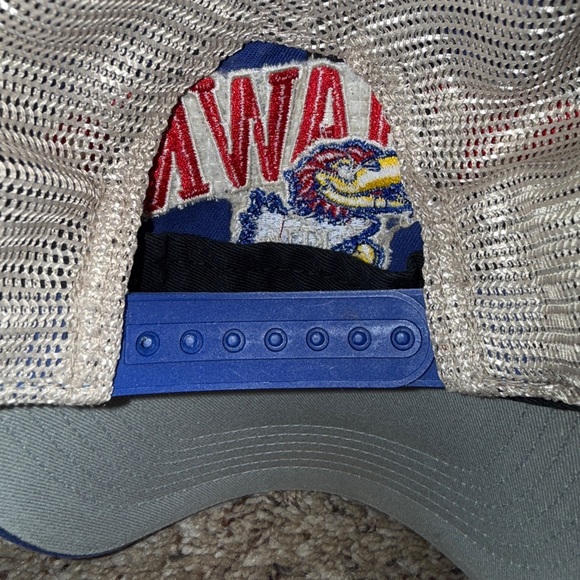 Kansas Jayhawks Cap Mesh - Picture 2 of 4